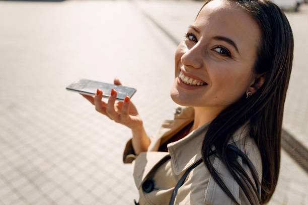istock Joyful female person looking straight at camera 1181878688