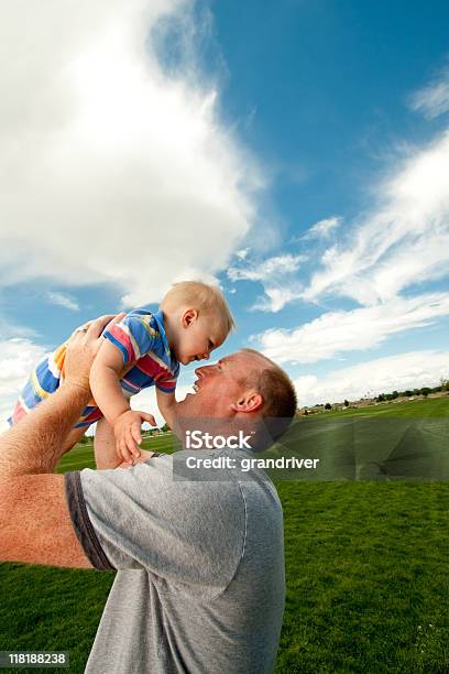 Toddler And Dad Stock Photo - Download Image Now - Baby - Human Age, Beautiful People, Blue Eyes