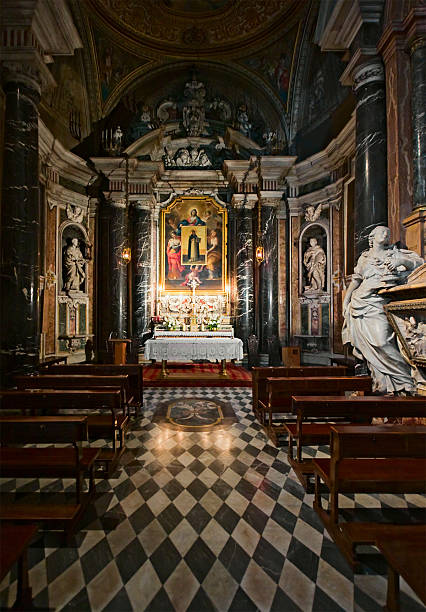 istock Church interior, Rome, Italy 118188283