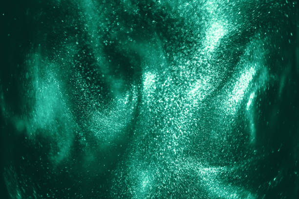 istock mint green festive glitter background 1181887811