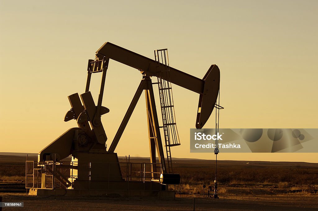 Нефтяной насос - Стоковые фото Техас роялти-фри