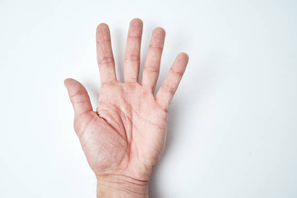 istock Male hand with fingers. 1181894665