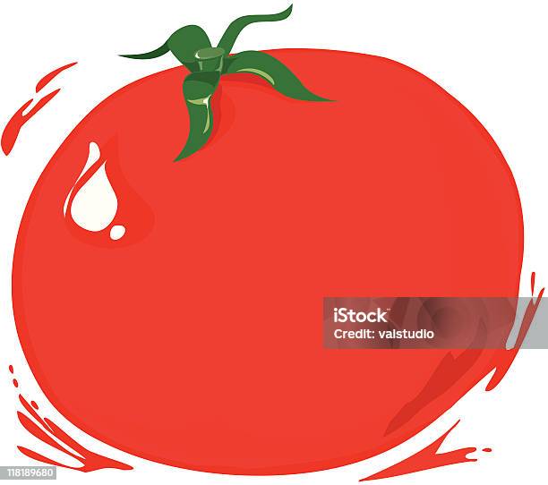 Czerwony Pomidor - Stockowe grafiki wektorowe i więcej obrazów Bez ludzi - Bez ludzi, Czerwony, Grafika wektorowa