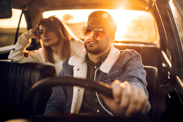 istock Driving her to secret romantic place 1181900254