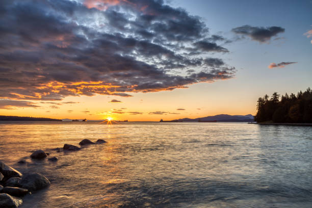istock sunset view from Stanley Park, Vancouver, BC, Canada 1181901534