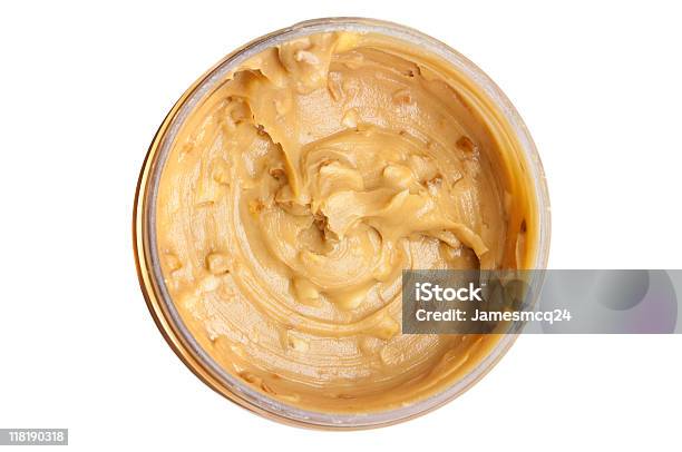 Peanut Butter Stock Photo - Download Image Now - Peanut Butter, White Background, Cut Out