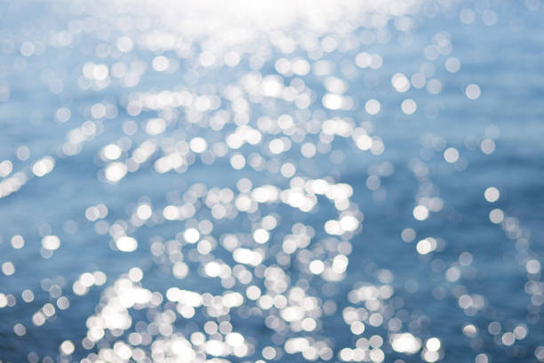istock Blurred blue sea water for background, nature background concept 1181906887