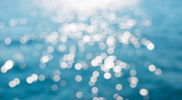 istock Blurred blue sea water for background, nature background concept 1181906910