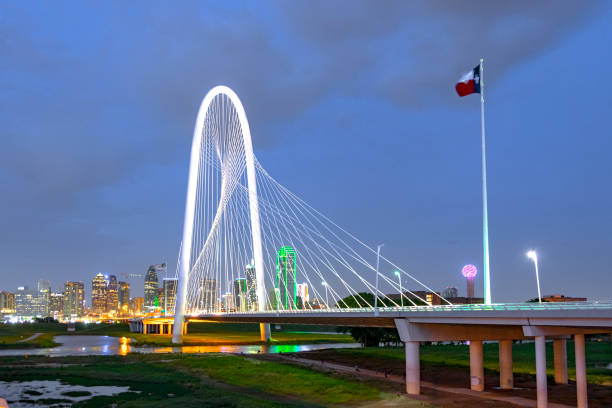 istock Dallas skyline looking from flooded Trinity River 1181912259
