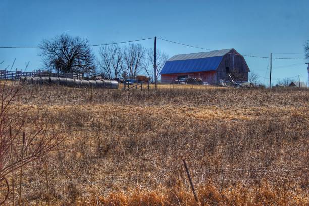 istock 0314 - Marathon's Haybarn on a Hill 1181913504