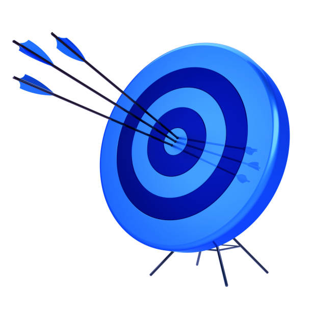 Arrows target precision hit bull's-eye bullseye archery shooting