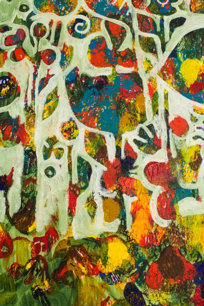 istock Detail of the Painting as a Background 1181920306