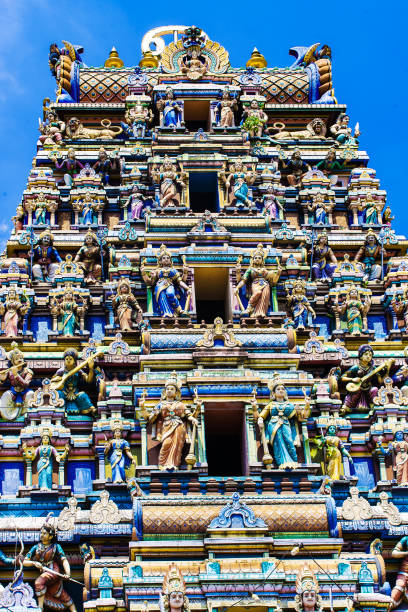 istock Facade of indian temple with nice details. 1181920794