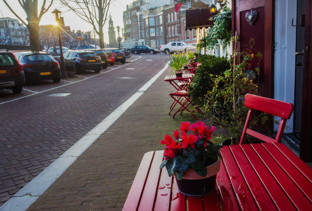 istock Majestic sunset in Amsterdam 1181921103