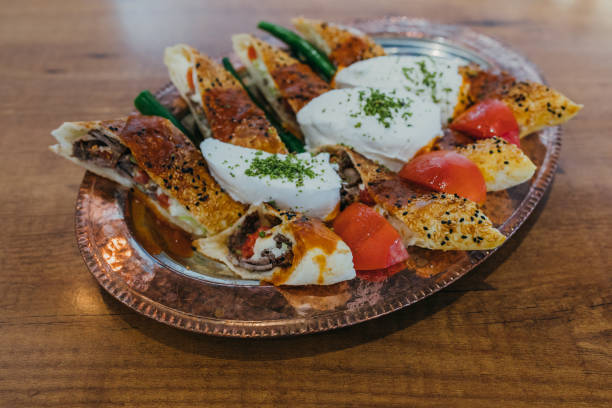 istock Traditional Turkish Doner Kebab also known iskender. 1181921131