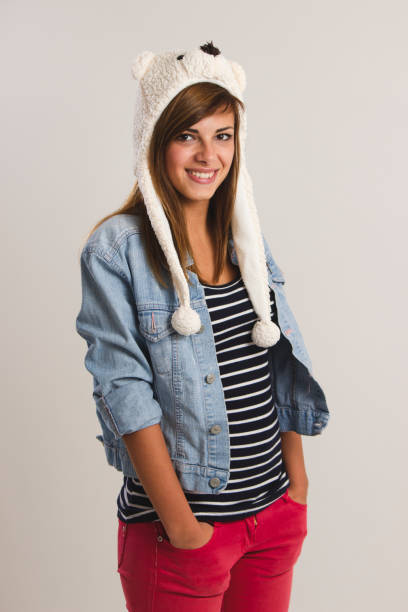 istock Happy cute woman 1181926976