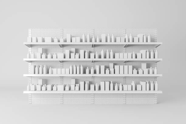 istock White supermarket shelves with products 1181927785