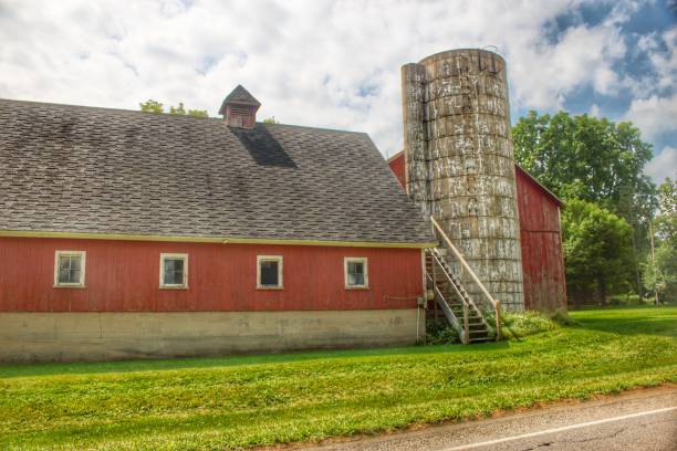 istock 0621 - Metamora Red and Silo 1181927932