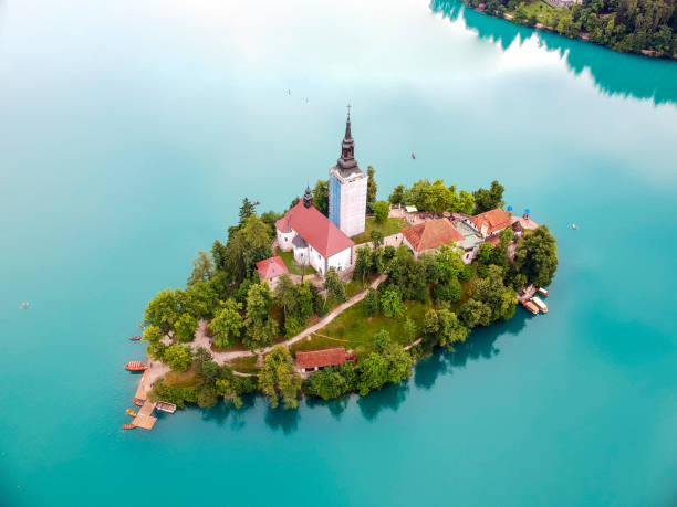 istock Bled Slovenia Aerial 1181933488