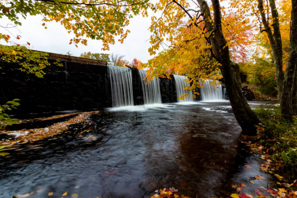 istock Autumn Foliage at the Mousam River 1181937754