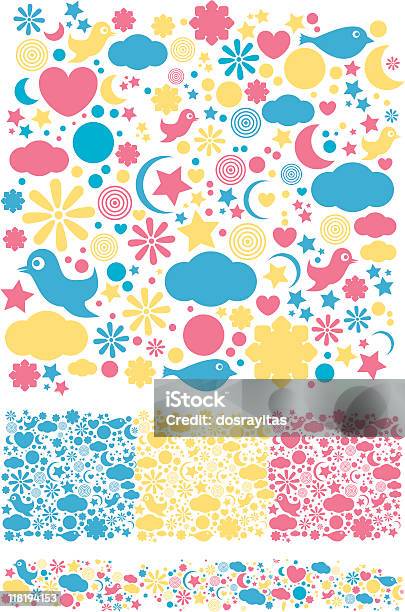 Kid Heart Pattern Kids Pattern Stock Illustration - Download Image Now - Baby - Human Age ...