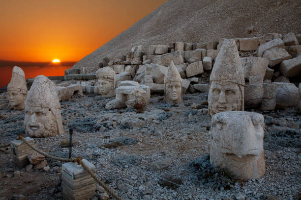 istock sun rise view from nemrut mountain turkey 1181944537
