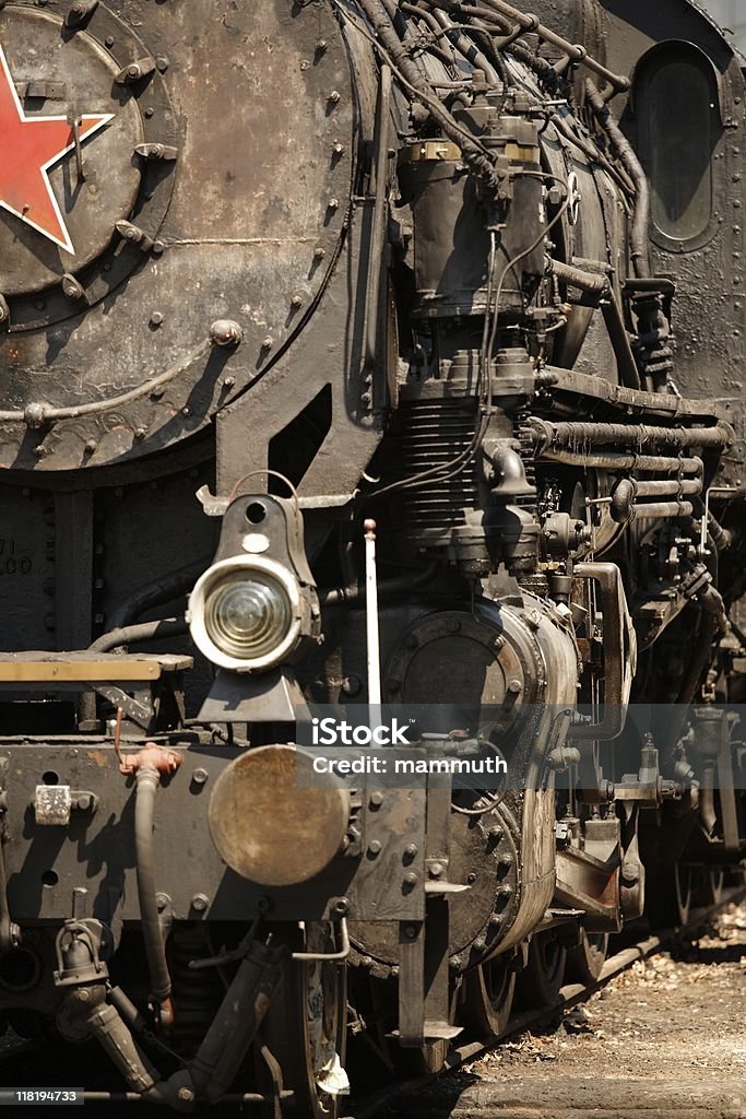 Locomotiva Comunista - Royalty-free Comboio Foto de stock