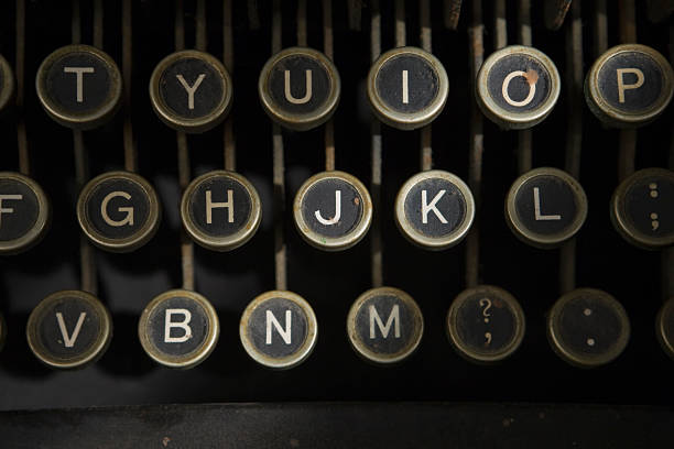 istock Keyboard of Antique Typewriter 118195026