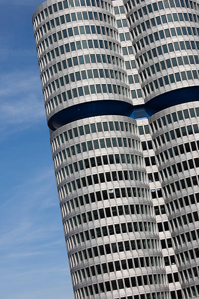istock Modern German Skyscraper Office Building Exterior, Munich Germany 118196543