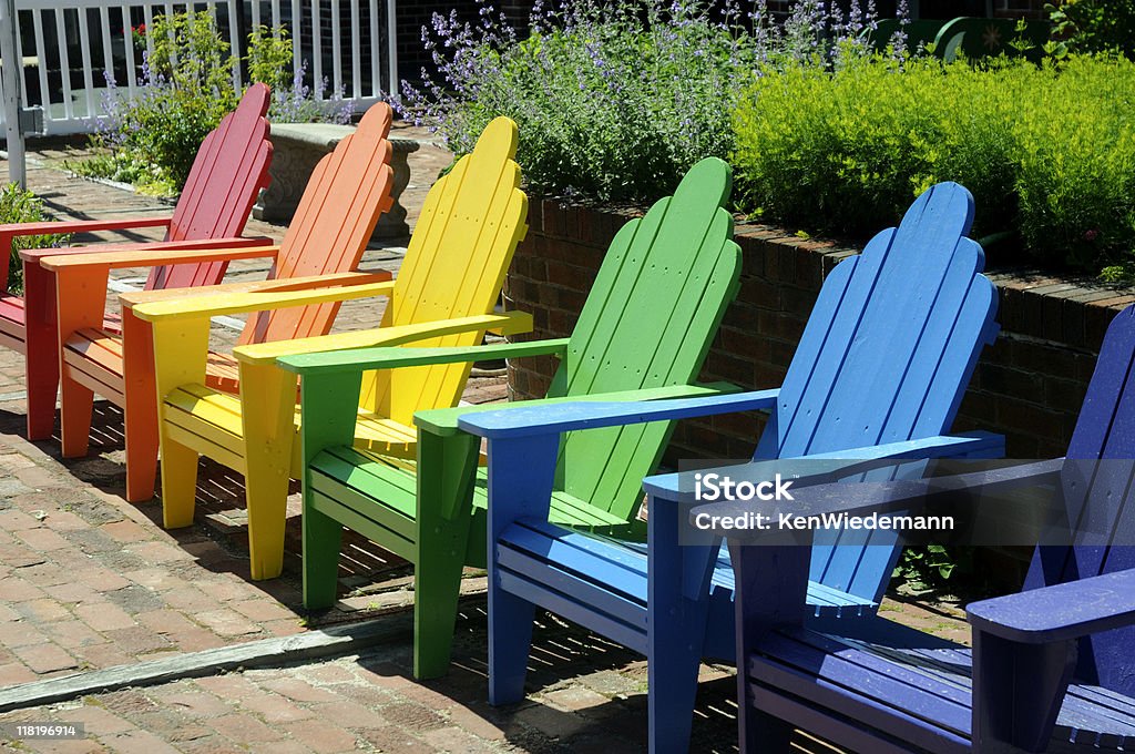 Chaises Adirondack - Photo de Massachusetts libre de droits