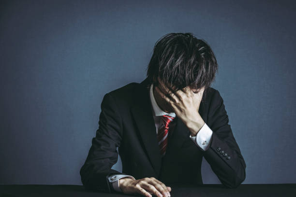 istock Businessman worried about at work 1181976552