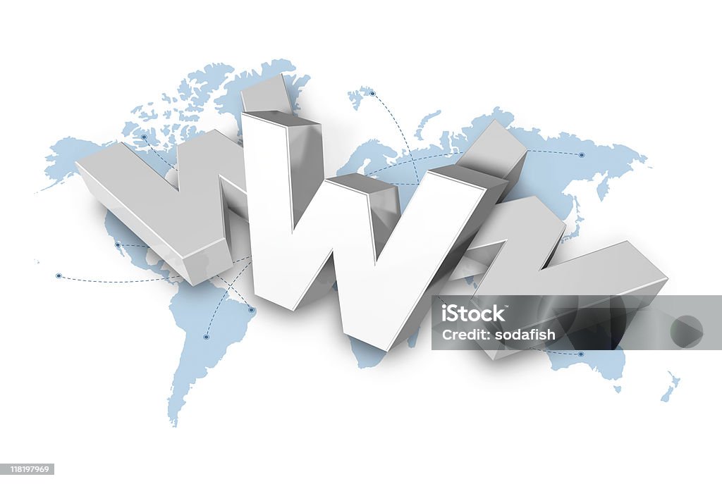 World Wide Web, www - Zbiór zdjęć royalty-free (Adres internetowy)