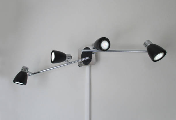 istock Spot light  Electric light on a wall  Modern style 1181980134