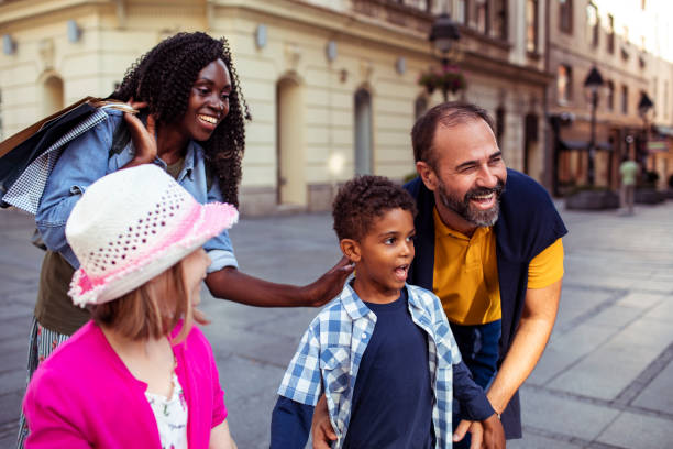 istock Family out Shopping 1181980220