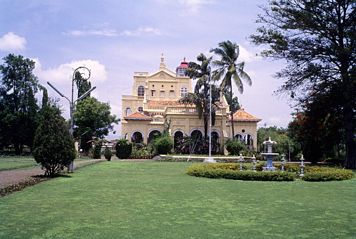 Aga Khan Palace is situated in Pune, Maharashtra India. Sultan Mohammed Shah, Aga Khan III, had the palace constructed in the year 1892. Prince Karim El Husseni, Aga Khan IV, donated the palace to India in 1969, in the honor of Gandhiji and his philosophy. Aga Khan Palace is also known as Gandhi National Memorial because of its close association with Mahatma Gandhi.The samadhis (memorials) of Kasturba Gandhi (wife of Mahatma Gandhi) and Mahadev Desai (a long-time aide of Mahatma Gandhi)have been built on it's grounds by architect Charles Correa.