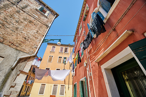 Clothes Hanging in Venice