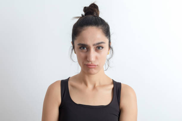 Unhappy woman