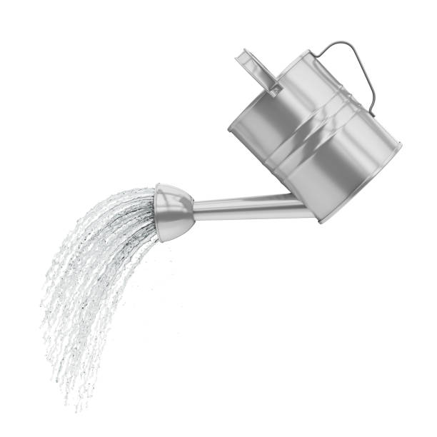 istock Watering Can Pouring Water Isolated 1182003927