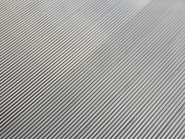 istock Facade made of corrugated iron. 1182005078