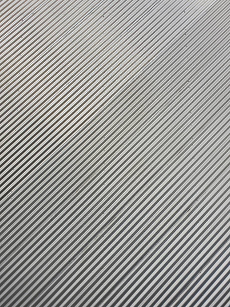 istock Facade made of corrugated iron. 1182005110