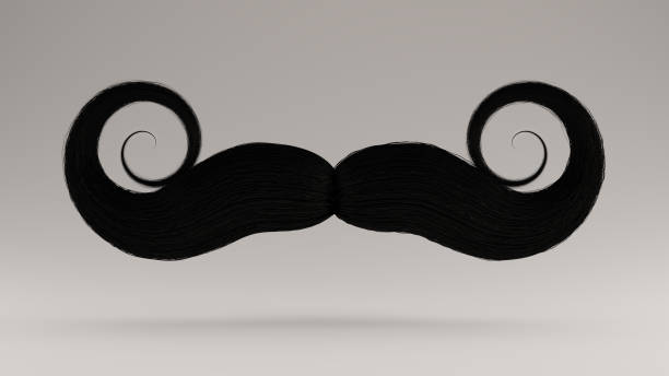 istock Big Black Bushy Mustache 1182007220