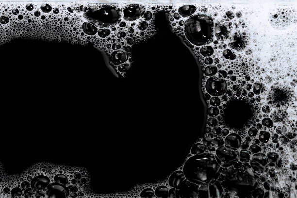 istock Air bubbles in the water background.Top view 1182008728