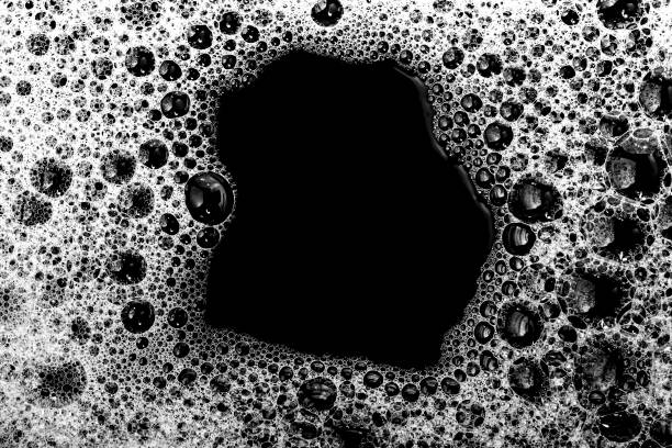 istock Air bubbles in the water background.Top view 1182008794