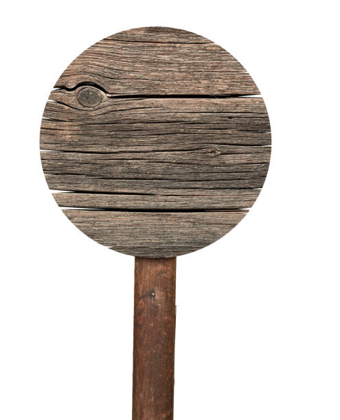 wooden sign background message
