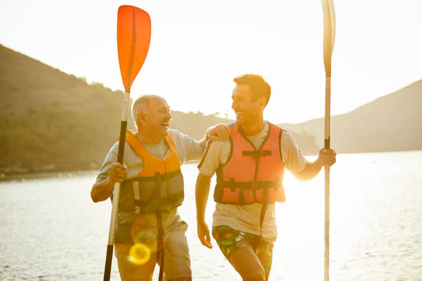istock Father and son enjoying summer vacation together 1182012108