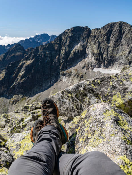 istock Active rest in the mountains. Approach shoes are good during summer trips. 1182014814