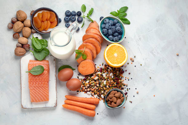 istock Food for eyes health. 1182014821