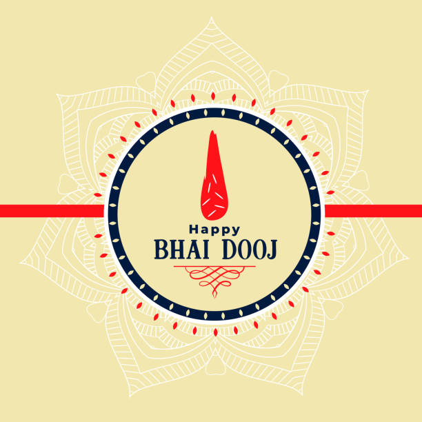 ilustrações de stock, clip art, desenhos animados e ícones de indian bhai dooj festival celebration design background - 24120