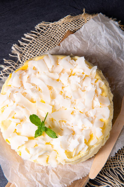 istock a simple quark coconut cake from the tin 1182019723