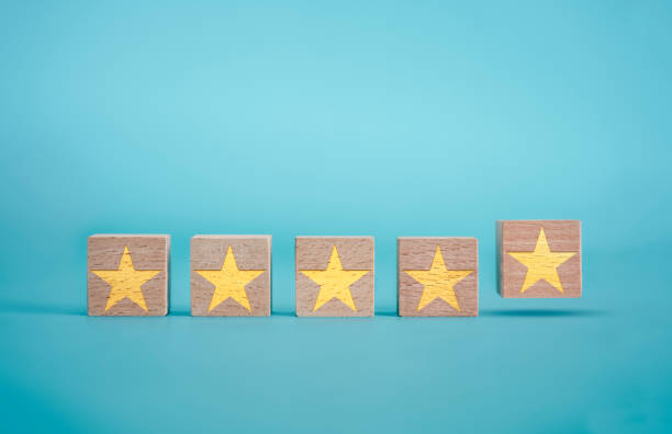 istock Feedback and Rating Concept on the Blue Background 1182020650